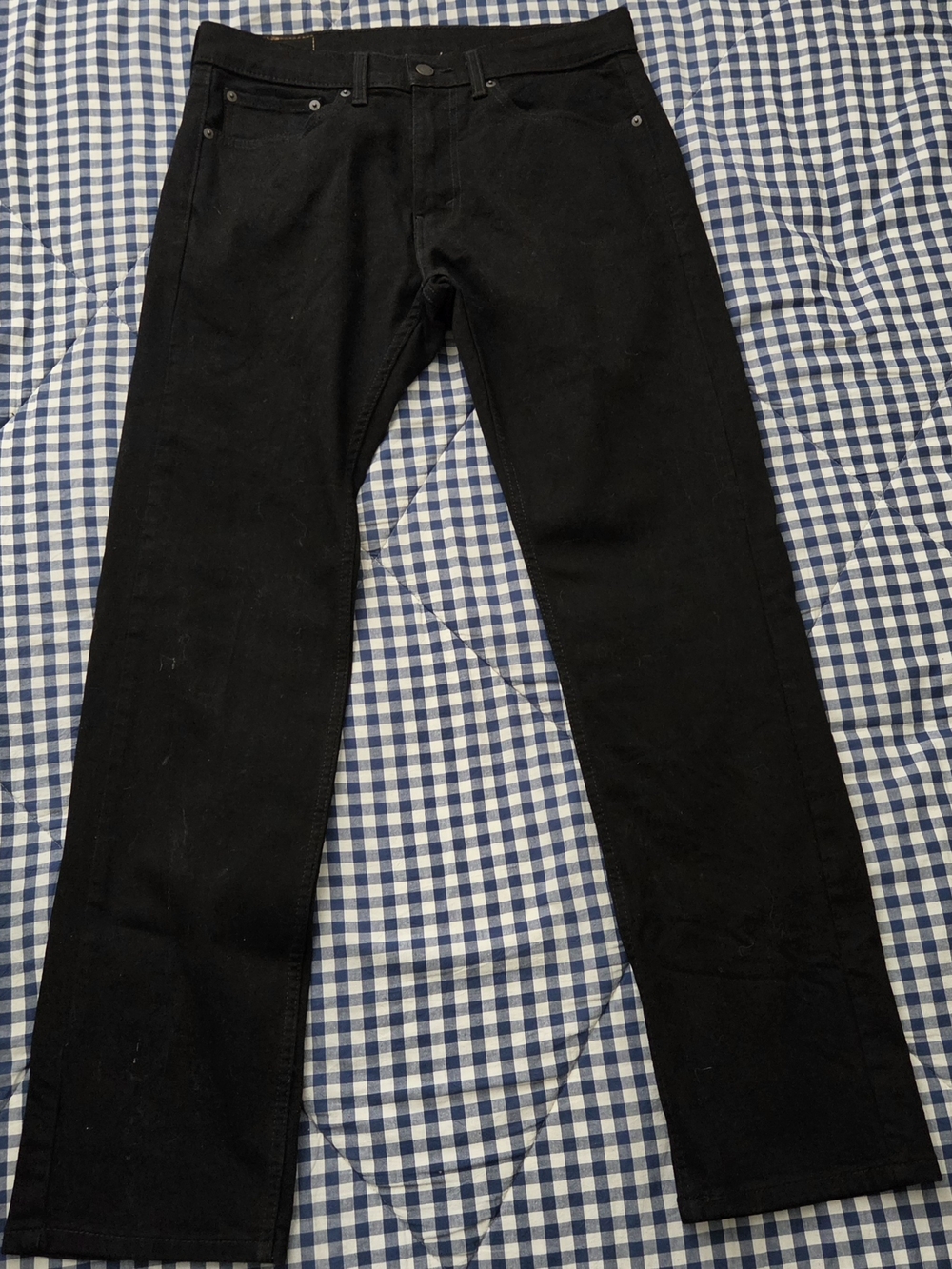 Levi's Black Straight Jeans